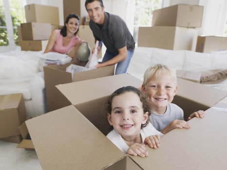 Organised packing materials for removals and storage in Nineelms